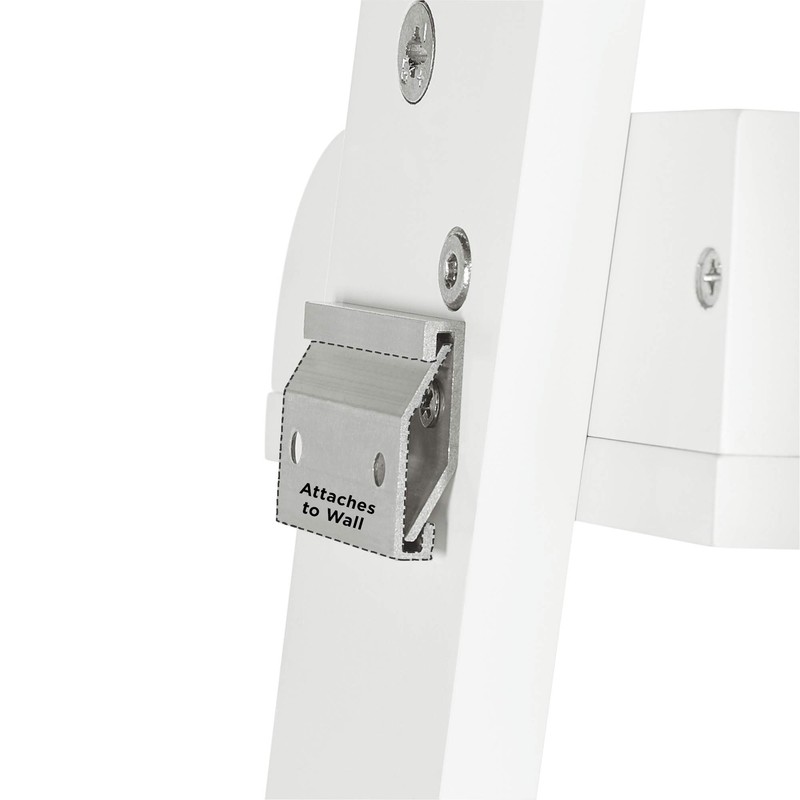 RiverRidge Kids Corner Ladder Shelf - 3-Tier Display Case for