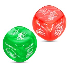 Valentine's Gifts for Your Boyfriend, Food Dice, Date Night Dice, Gifts for Boyfriend Girlfriend Wife Husband, Couple Gifts, Anniversary Birthday Gifts, Gift Exchange Dice