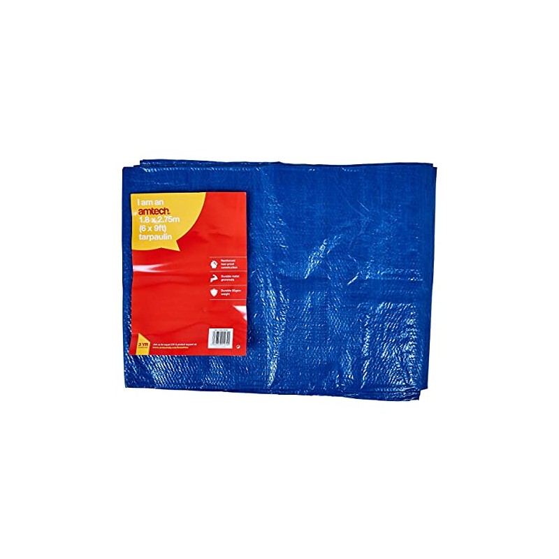 Heavy Duty Blue Tarpaulin Tarp Ground Sheet Waterproof Cover Camping