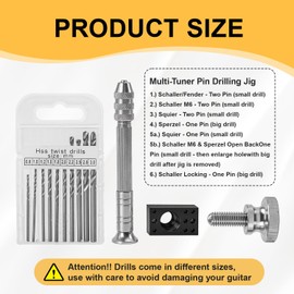 Guitar Tuner Drill Jig Installation Tool