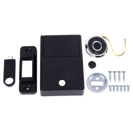 Fingerprint Cabinet Lock Prevent Theft Fast Unlocking Smart Biometric Drawer Lock for Home Dorm Office Locker