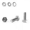 GOHODOMINO M8 x 20 mm (Pack of 20) Structural Screws