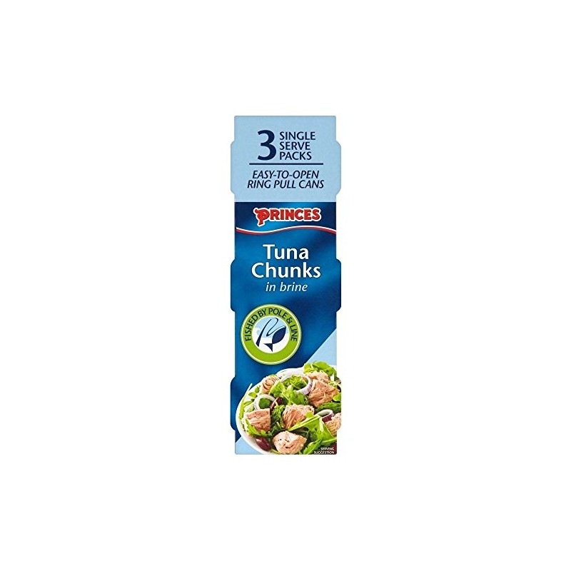 Princes Tuna Chunks in Brine (3x80g) - Pack of 2