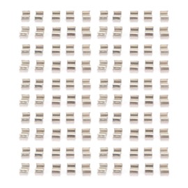 100Pcs Z Type Spring Clips Stainless Steel Safe Easy Installation Z Wire Fixing Clips for Gardening Greenhouse