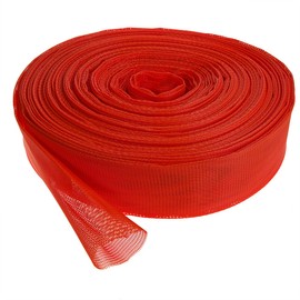 HaGa® 1 m Packaging Net Hose Protective Net Diameter 100-200 mm Orange | Surface Protection Net | Mesh Bag | Reusable | Sold by the Metre