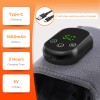 Cordless Electric Ankle Massager with Heat and Vibration Foot Warmer