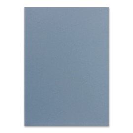 50 x DIN A4 Paper – Grey Blue (Blue) – 110 g/m² – 21 x 29.7 cm – Clay Paper Photo Card Craft Paper Coloured Card – Colourful