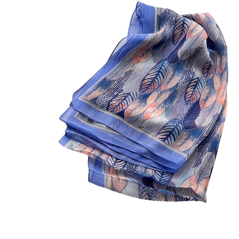 FAIRYGATE Schal Blau Halstücher für Damen XXL Blumen, Stola für