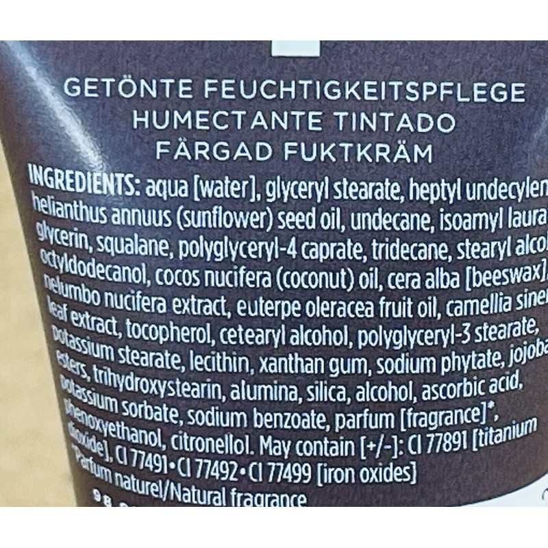 Burt's Bees Goodness Glows Tinted Moisturizer Foundation W Green Tea