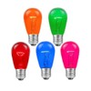 Novelty Lights 25 Pack S14 Outdoor Patio Edison Replacement Bulbs,