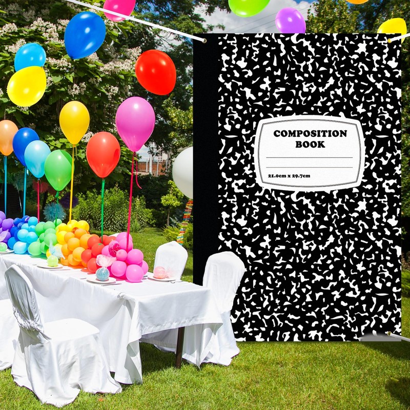 Hahafelt School Backdrop Notebook Paper Backdrop Welcome First Day of