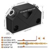 JIVIMOCO 45° Angle Drill Guide Jig Aluminum Dowel Jig Kit