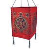 GURU SHOP Lokta Paper Hanging Lampshade, Ceiling Light Made of