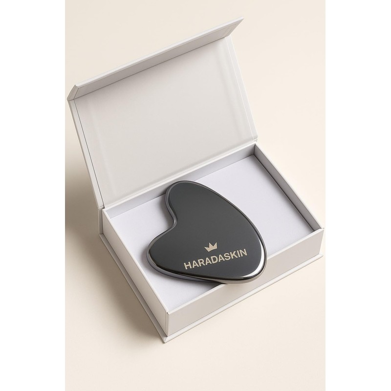 HARADASKIN - Gasha, Rose Quartz Cassa Plate, Manual Massage Plate,