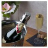 YFOX 3 Piece Champagne Bottle Stoppers Stainless Steel Vacuum Sealing