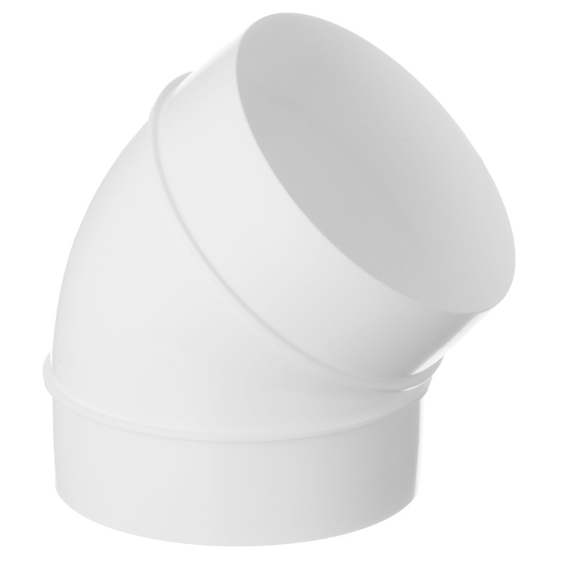 Ø 125mm / 5 inch Plastic 45 Degree Bend -