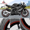 Autodomy Motorcycle Rim Sticker Complete Set for 2 Wheels 15