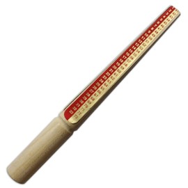 Wax Ring Tube Cutter (Red) : Jewellers Sizer Stick For Lost Wax Casting Carving (90)