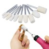 20Pcs Felt Polishing Buffing Pads Wheel Wool Plastic Rotary Tool,
