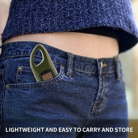 TOCH Hand Crank Solar Powered Flashlight LED Flashlight Emergency Lights for Outdoor Sports Hiking Camping