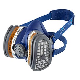 GVS SPR503 Elipse Mask with A1P3 Filters for Organic Gases and Dust, M/L,Blue