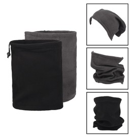 HIXNUG 4 Pieces Winter Neck Warmer Fleece Neck Warmer Scarf Fleece Windproof Neck Gaiter Snood for Mens Womens