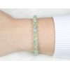 Echtes Prehnit Edelstein Armband mit 6mm Perlen - verschiedene Längen