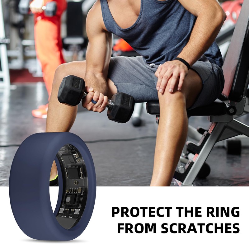 Rinup Compatible with UltraHuman Ring AIR Cover - Elastic Silicone
