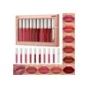 10 Pcs Brillos Labiales Mixed Impermeables Larga Duracion