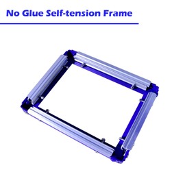 Banfluxion Glue Free Stretch Frame Screen Silk Screen Printing Mesh Stretching No Glue Self-Tension Frame Stretch Screen Tool, 9x12 inch