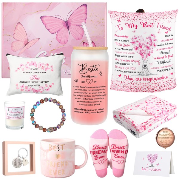 Blosssound Best Friends Ever Gifts for Women, Birthday Gifts for