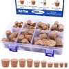 Klfte 100Pack 10 Sizes Cork Stoppers,Small Corks Plugs For Bottles,