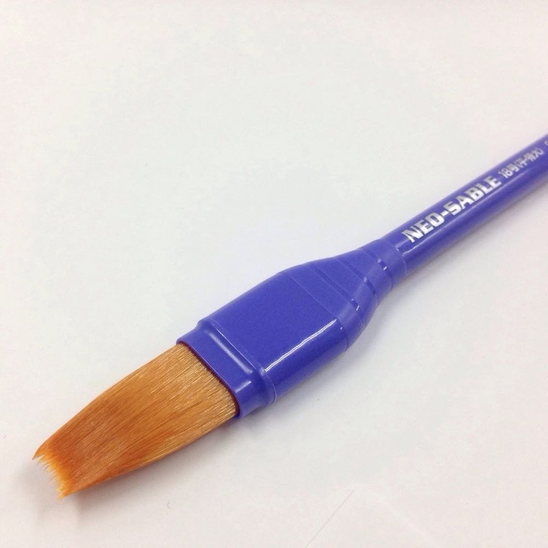 Pentel XZBNF-18 Neo-Sable Paintbrush, Flat Brush No. 18