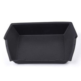 G-PLUS Front Center Console Mat Insert Rubber, Compatible with RAM 1500 2015 2016 2017 2018 2019/ RAM 2500 2016 2017 Black 5VC95DX9AB, 5VC95DX9AA