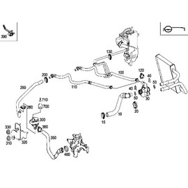 Genuine 2118320584 hvac heater control valve