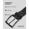 PHILIPSONS Premium Genuine Leather Belt for Men, 35 mm Wide,