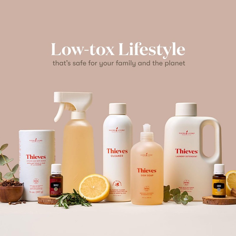Young Living Thieves Household Cleaner | Plant-Based Multi Purpose Spray