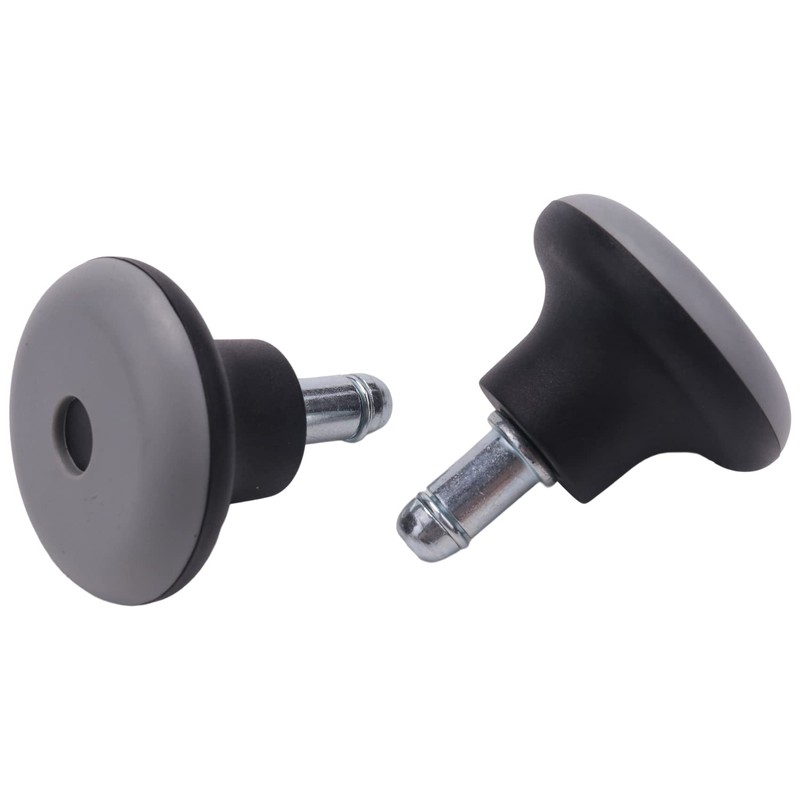 Hepzest 5Pcs Bell Glides Replacement Office Chair Wheels Stopper Office