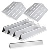 Zemibi Stainless Steel Flavorizer Bars & Heat Deflector Gas Grill