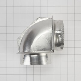 Whirlpool 4396006RW Genuine OEM Elbow Vent Connector For Dryers, Aluminium Accessory – Replaces 4396006