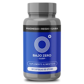 BAJO ZERO SLEEP. UTILIZA LA COMBINACIÓN MAGNESIO, REISHI, GABA COMO GRAN ANTIOXIDANTE Y COMO INDUCTOR DEL SUEÑO. FRASCO DE 60 CAPSULAS