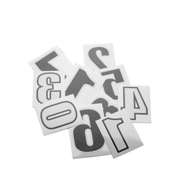 SLS3 Temporary Race Number Tattoo | Temporary Tattoos Numbers Pack of 100 | Ideal for Triathlon | Running | Cycling (100)