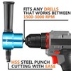 Dicfeos Double Head Metal Sheet Nibbler Cutter with Circle Cutting