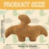 Lebenistgut Dinosaur Nugget Cushion, Dino Chicken Nugget Dinosaur Plush Toy,