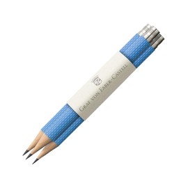Faber-Castell Graf von Faber Castell Replacement Pencils, Model Perfect Pencil in Gulf Blue, 118668, Pack of 3 (Pack of 1)