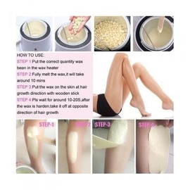 Hot Wax Beans For Facial Hair, Wax Beans For Face Waxing For Men And Women and no strips required Wax