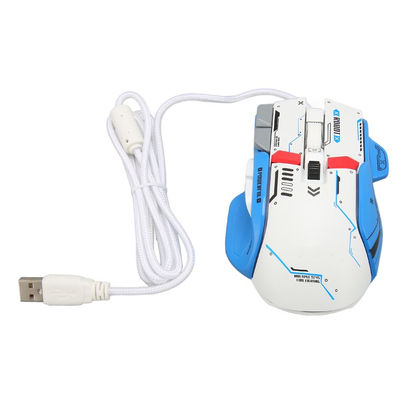 Wired Mechanical Mouse Macro Programming RGB Light Mouse 12800 DPI