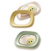 Rhys Pack of 2 Soap Dish, Soap Dish with Drain,
