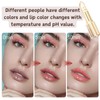 Transferproof Color Changing Lipstick,24H Long Lasting Moisturizing Glossy Lip Gloss,Color