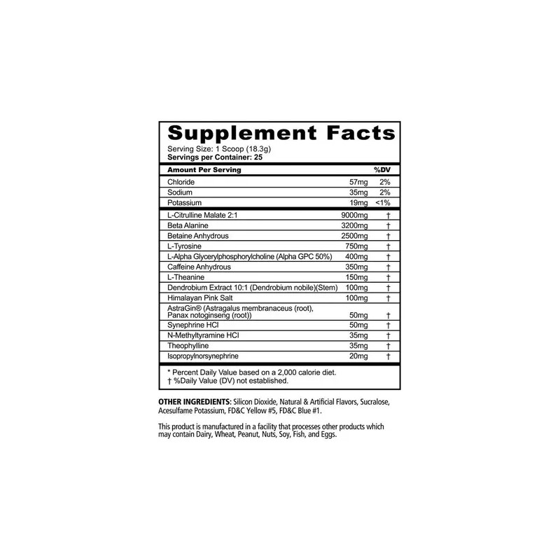 Panda Pandamic Extreme Preworkout 25 Serv Sabor PEACH GUMMY RINGS